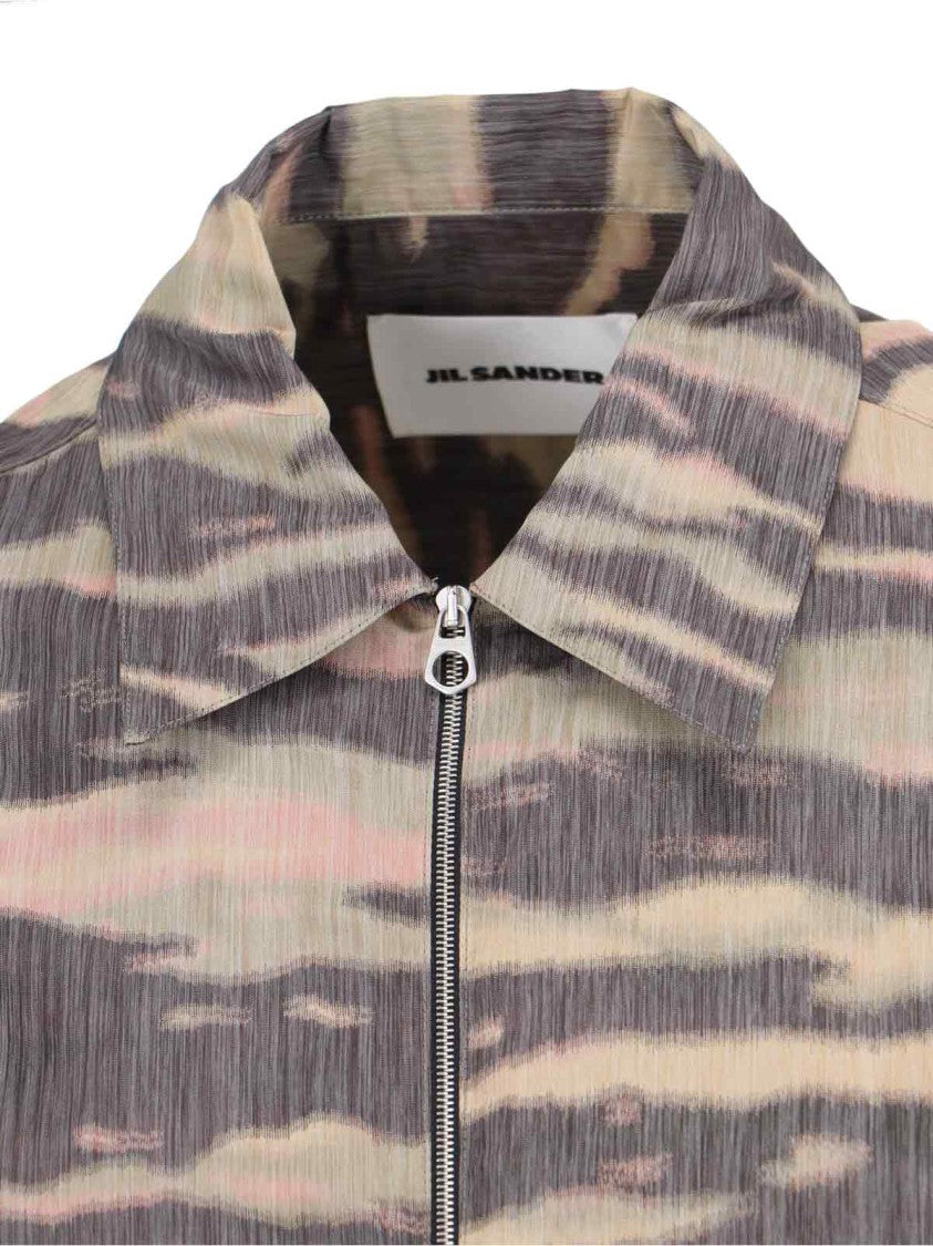 Jil Sander Zip Shirt – Beige