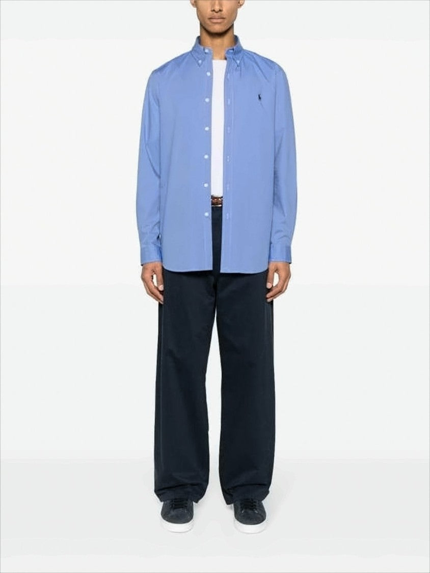 Polo Ralph Lauren Slim Fit Long-Sleeve Button-Up Shirt With Classic Collar