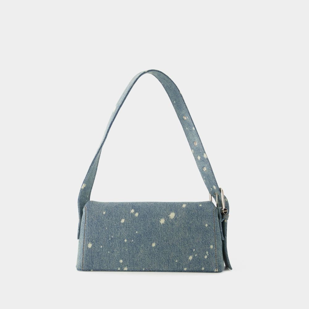 Osoi Folder Brot Shoulder Bag - Cotton - Blue