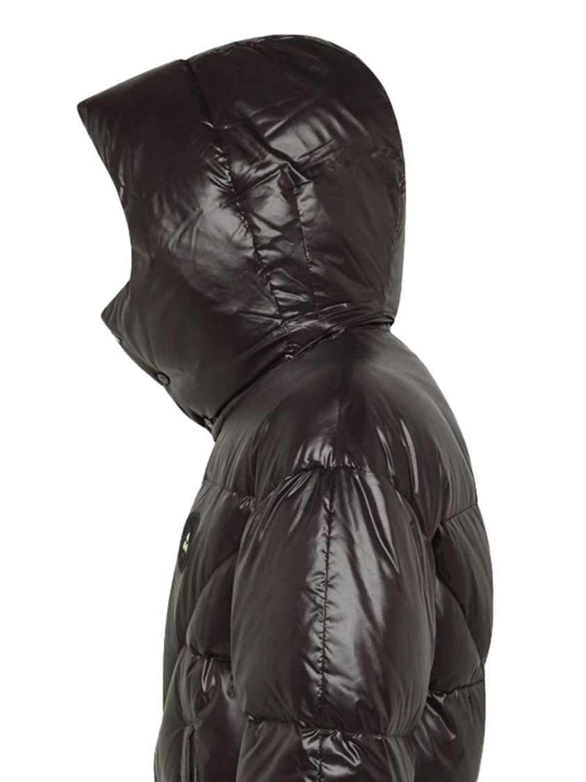 Peuterey High-Collar Black Puffer Jacket