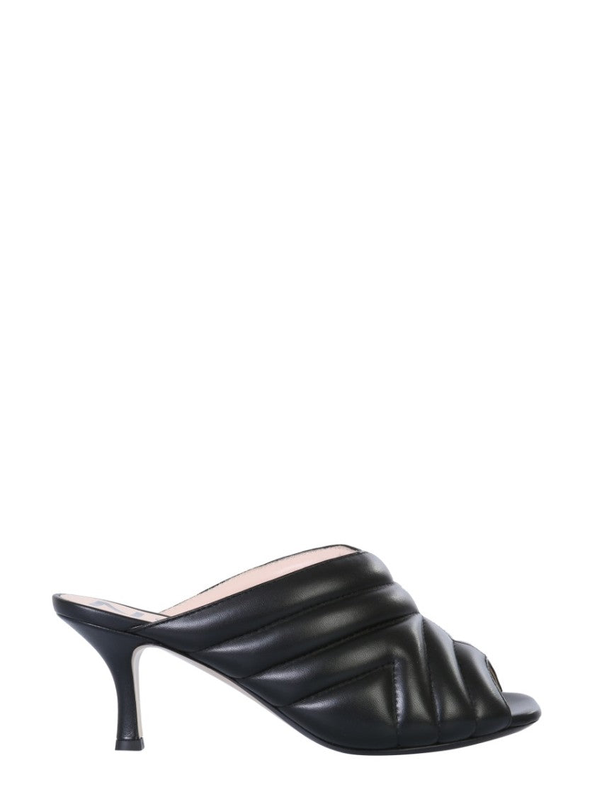 N°21 Chevron Pattern Mules