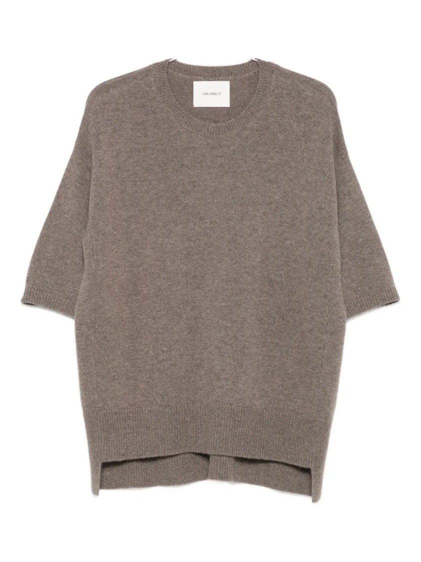 Lisa Yang Short-Sleeve Cashmere Jumper