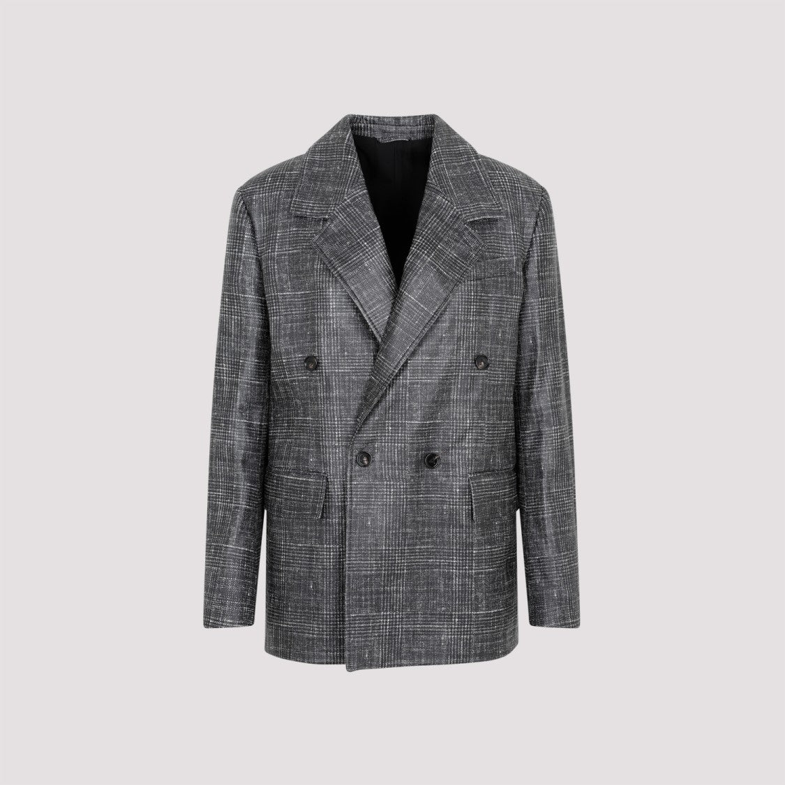 Bottega Veneta Black Printed Leather Jacket