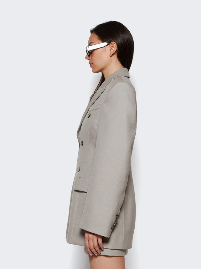 Wardrobe.Nyc Double Breasted Contour Blazer Cement