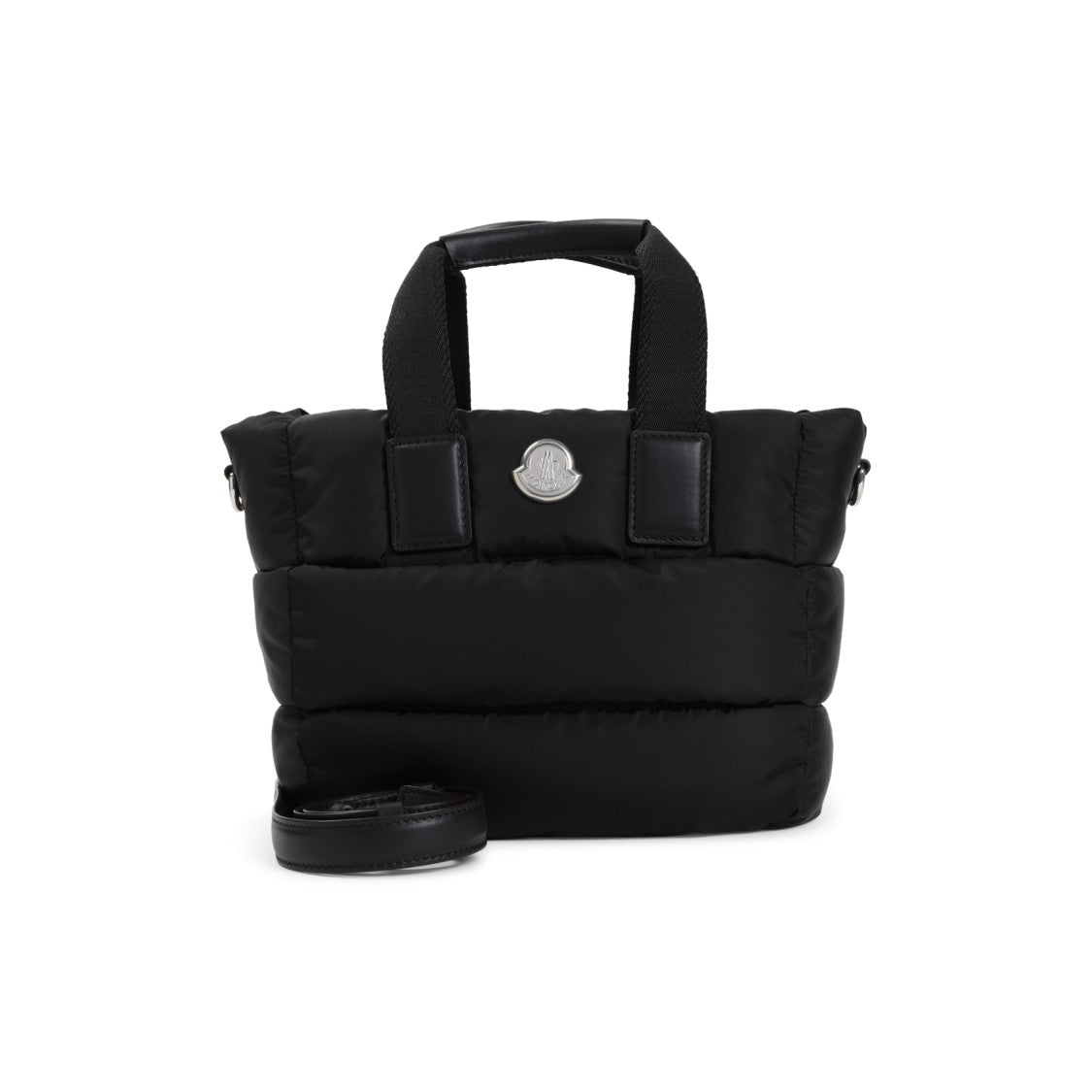 Moncler Mini Caradoc Black Polyamide Tote Bag
