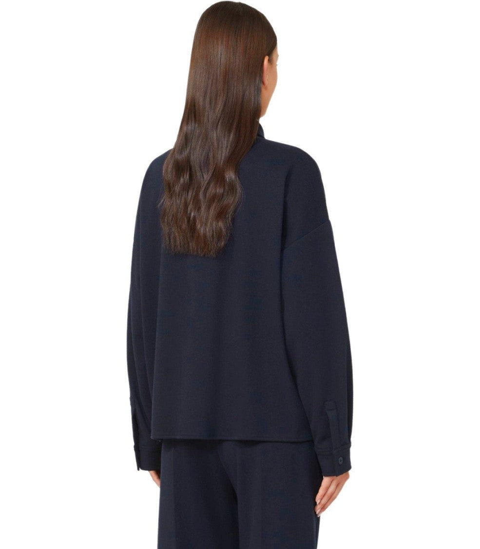 Max Mara Max Mara Vweekend Nancy Blue Shirt Jacket