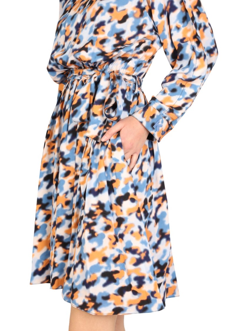 Kenzo "Blurred Flowers" Dress