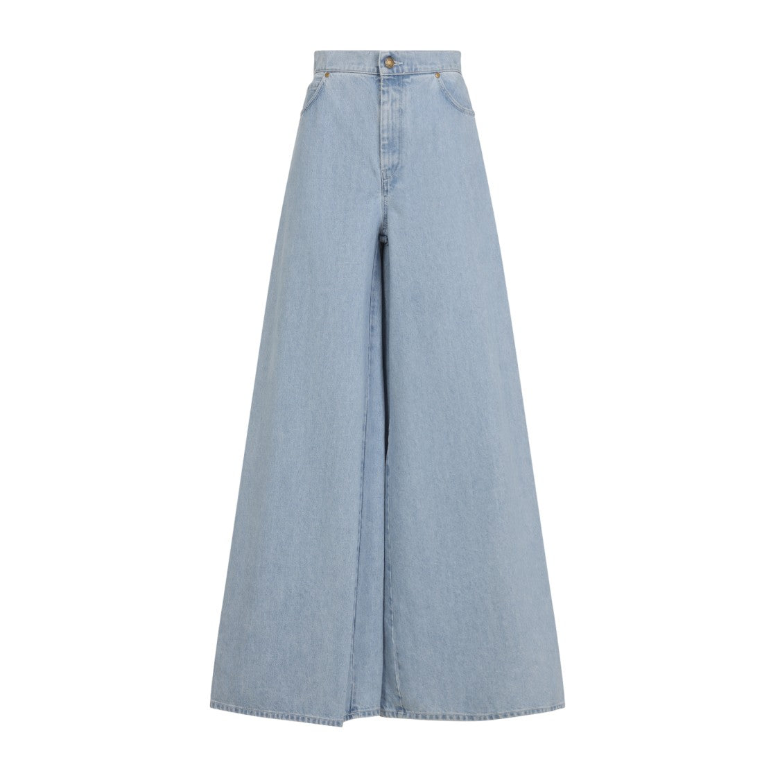 Max Mara Wide-Leg High-Waist Jeans With Classic Five-Pocket Styling