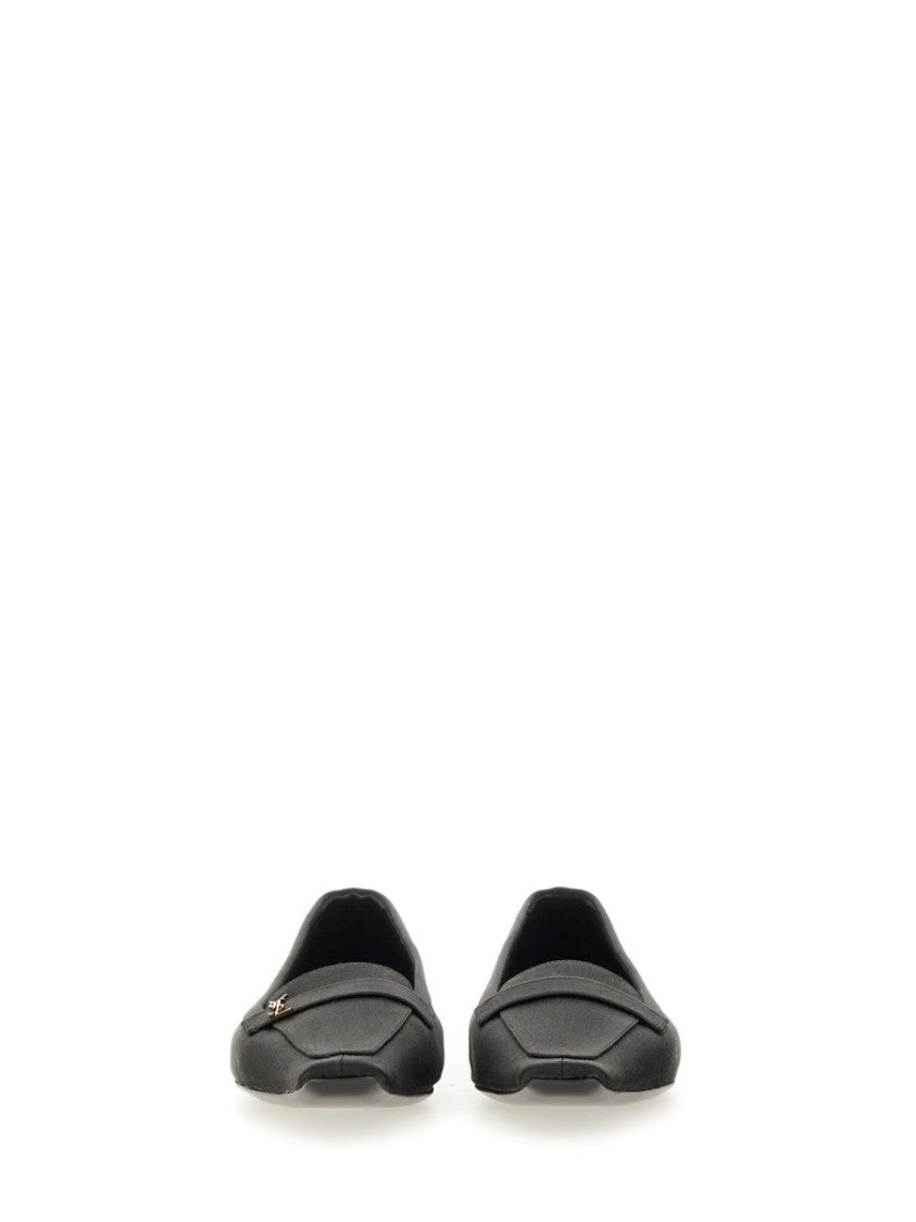 Saint Laurent Crepe Satin "Poppy" Ballerina
