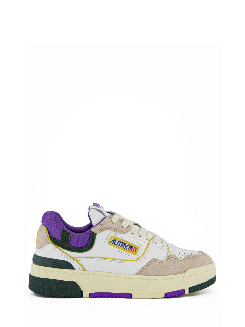 Autry White Sneakers With Suede