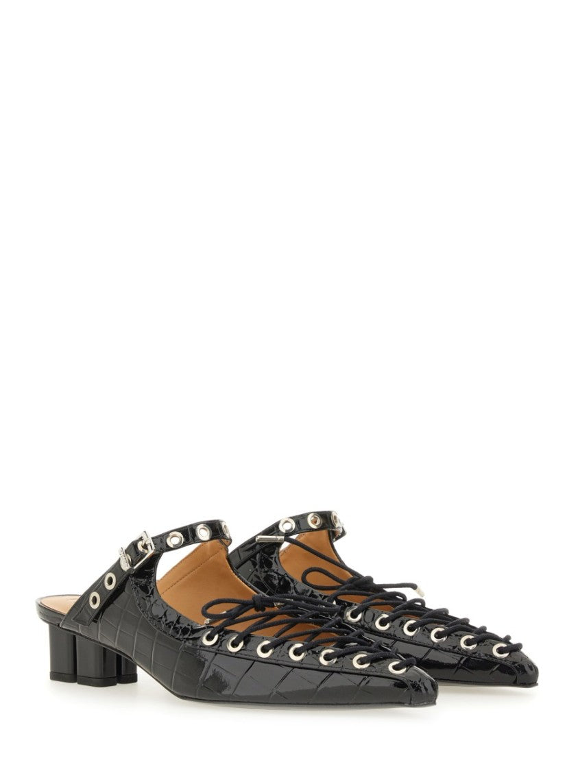 Ganni Pointed Toe Mules