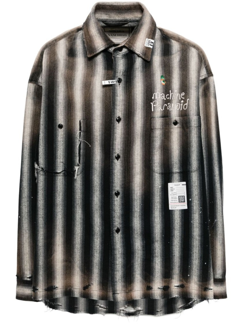 Maison Mihara Yasuhiro Signature Vintage Striped Shirts