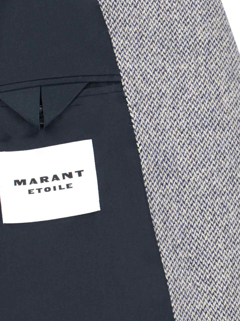 Isabel Marant Étoile Double-Breasted Coat Grey