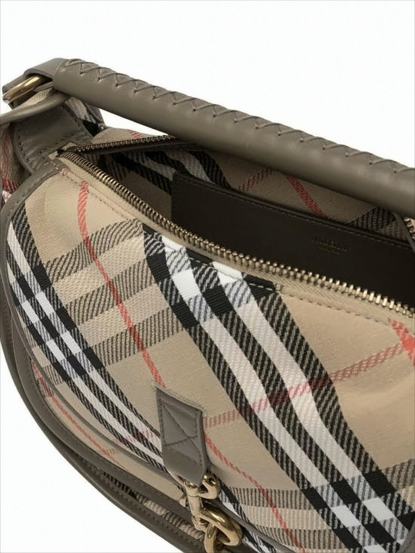 Burberry Check Pattern Shoulder Bag