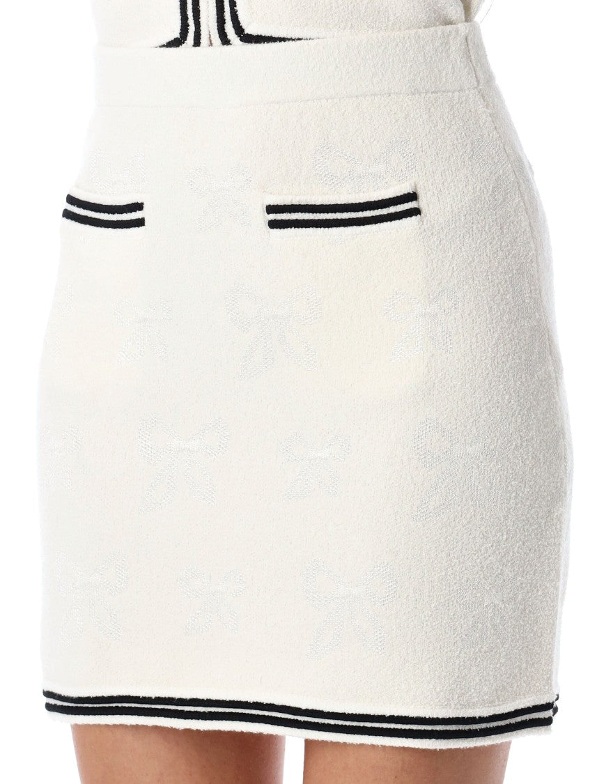 Self-Portrait Jacuqard Mini Skirt