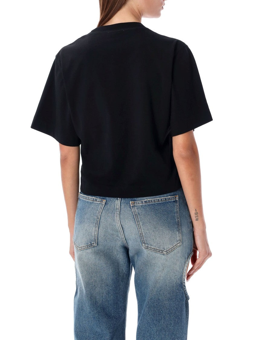 Off-White Big Lofo Crop Tshirt