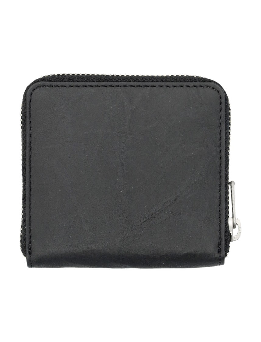 Y-3 Matte Black Compact Wallet