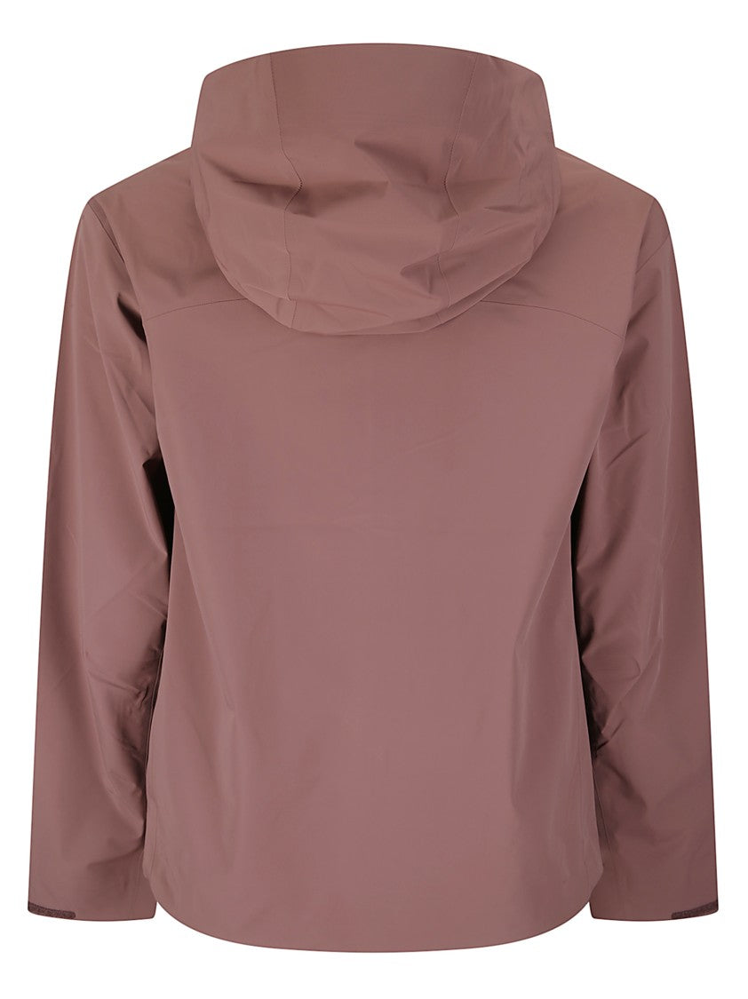 Hiking Patrol Waterproof Technical Jacket With Adjustable Hood And Zippered Pockets