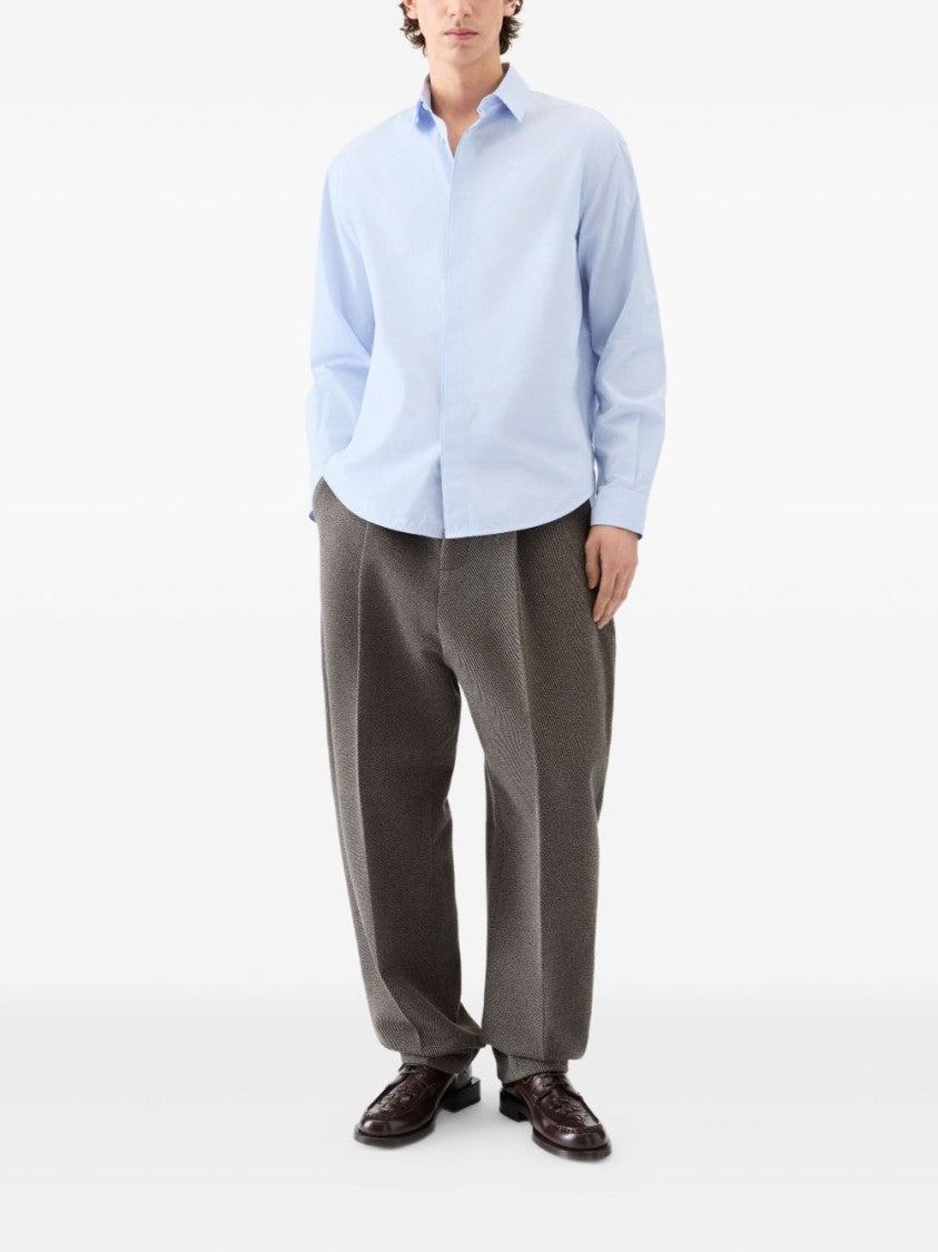 Jacquemus Light Blue Cotton Shirt