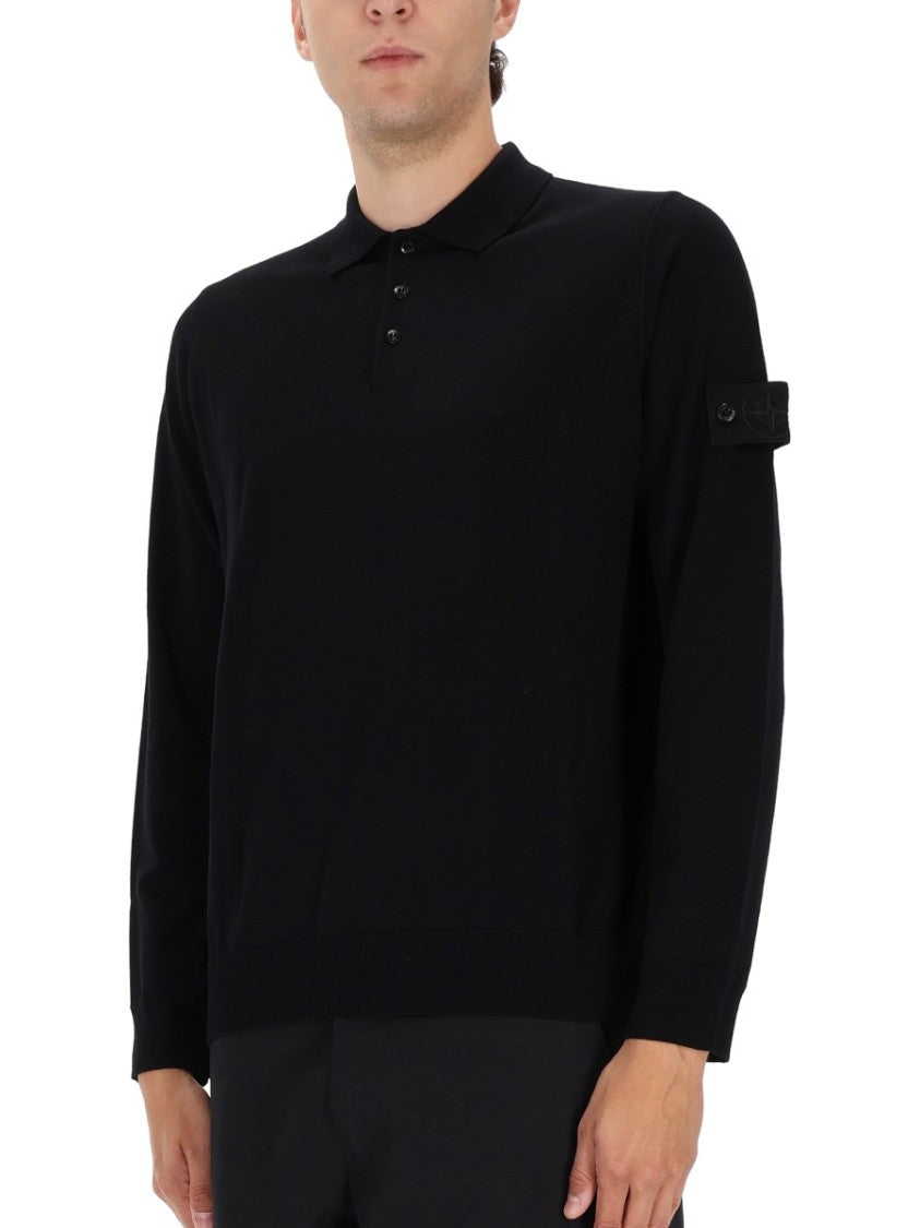 Stone Island Long Sleeve Polo Shirt