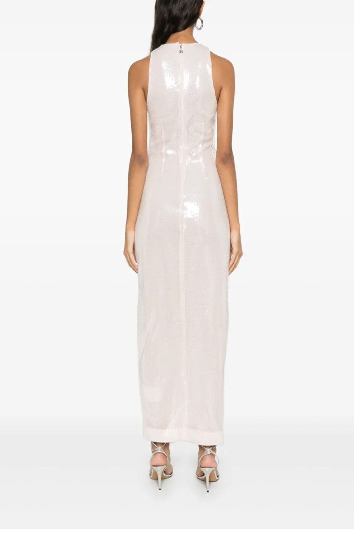 Rotate Fitted Sequin-Embellished Dress