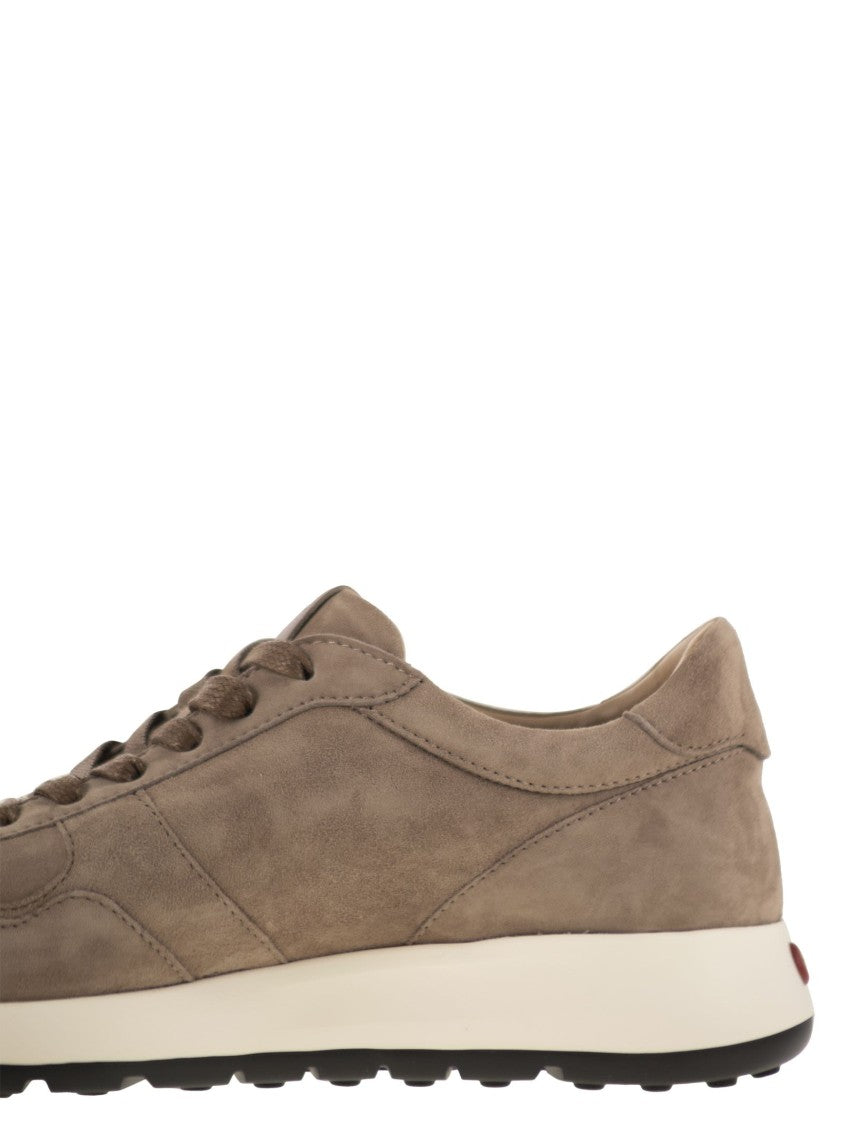 Tod's Red Dot Suede Sneakers By Pashmy