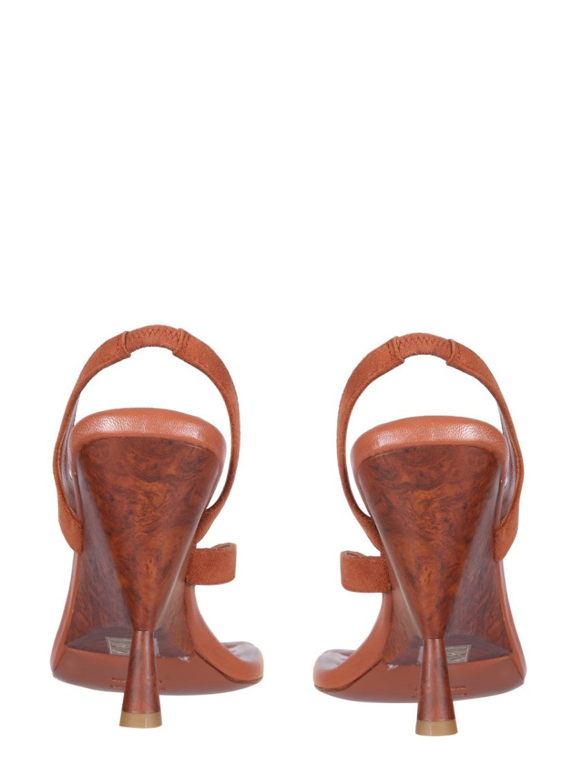 Gia Borghini Sculpted Wedge Sandal