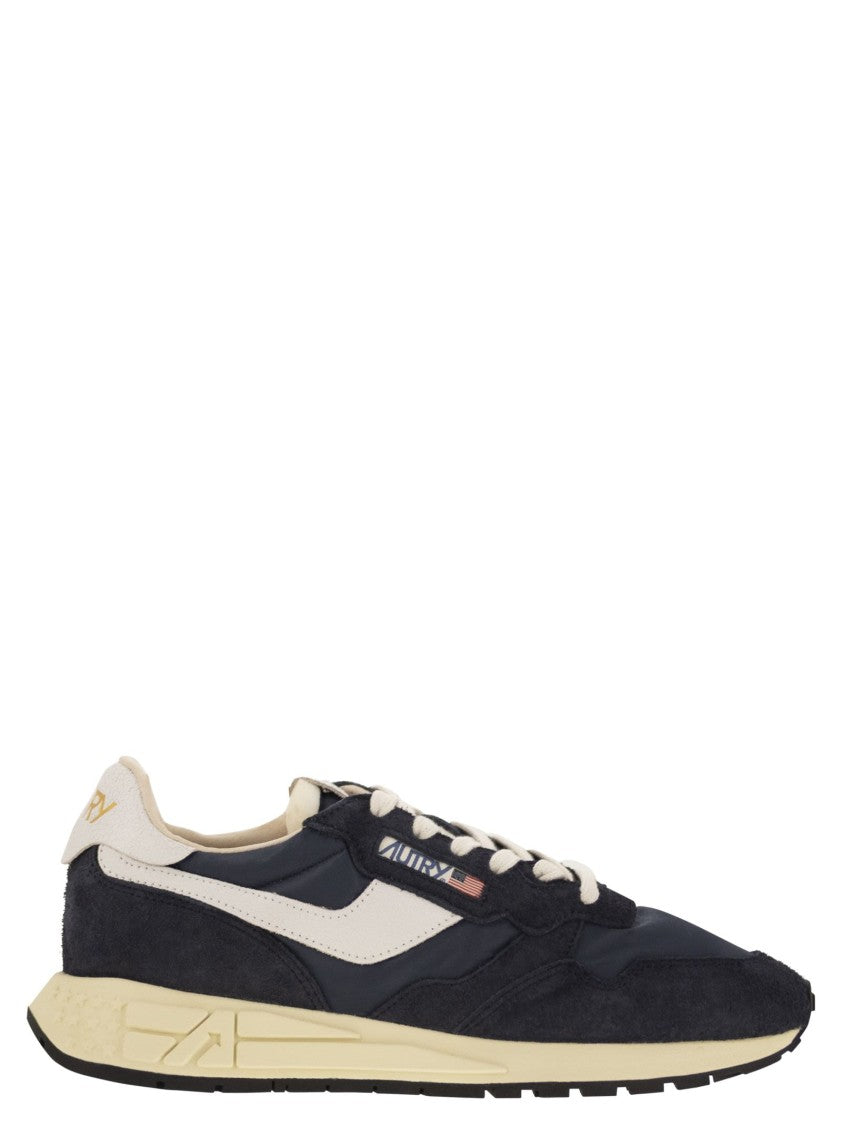 Autry Reelwind - Suede And Technical Textile Trainer
