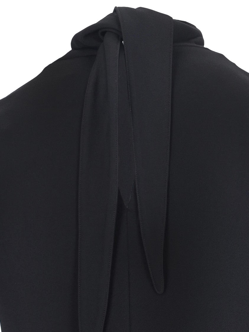 Jil Sander Layered Midi Dress – Black