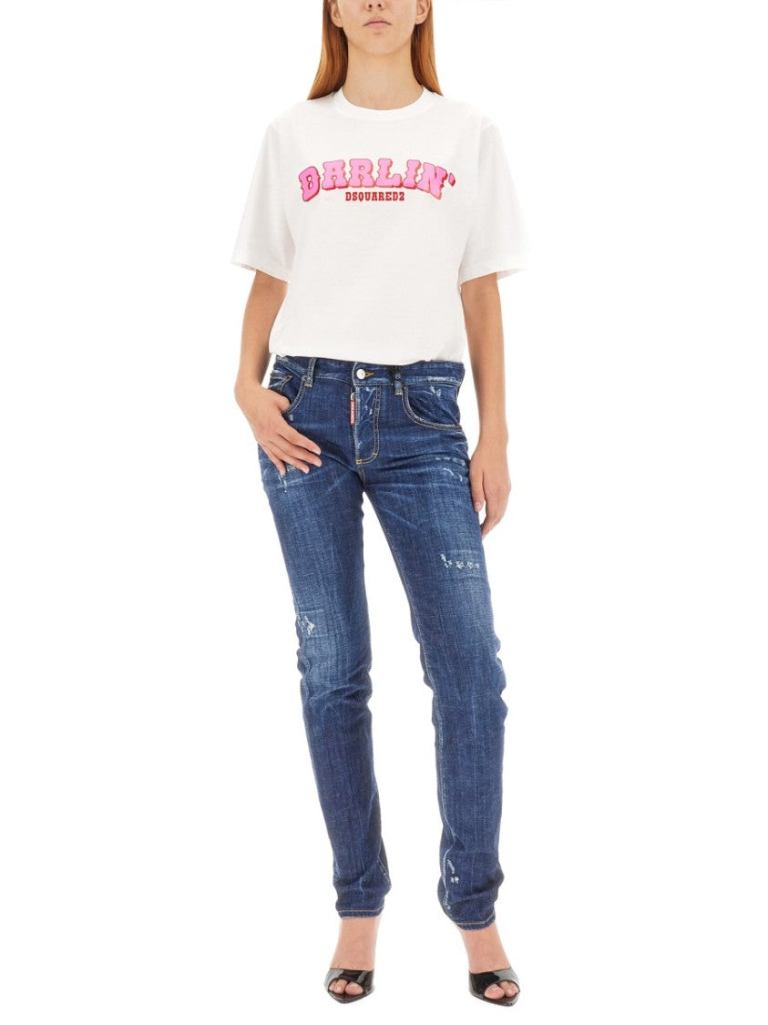 Dsquared2 Slim-Fit Distressed Jeans