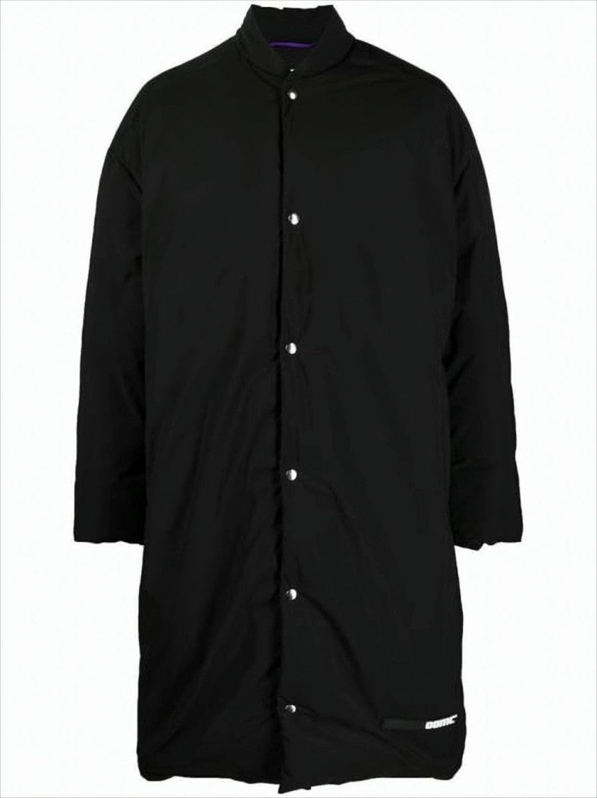 Oamc Oversized Boxy Coat With High Collar