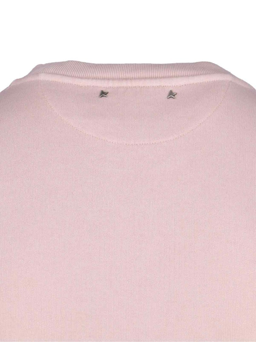 Golden Goose Logo Crewneck Sweatshirt – Pink