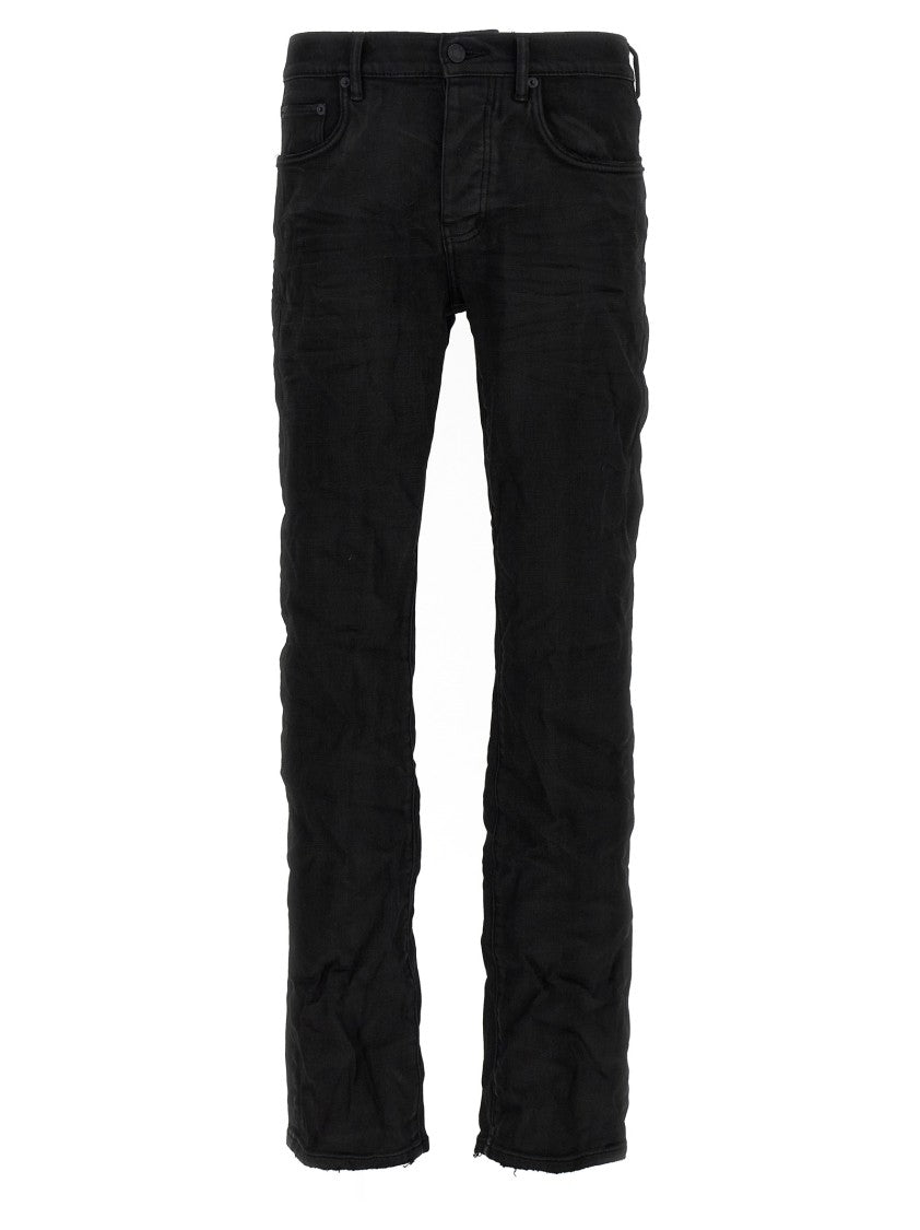 Purple 'Resin Flare' Jeans