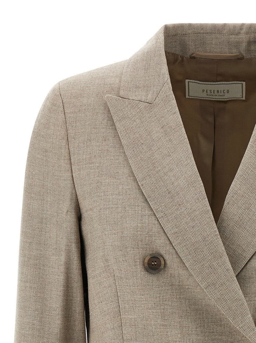 Peserico Double-Breasted Blazer