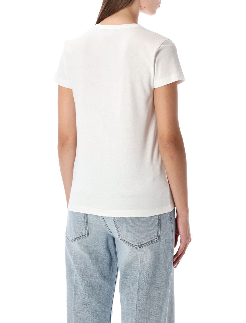 Valentino Garavani Embroidered Cat Face T-Shirt