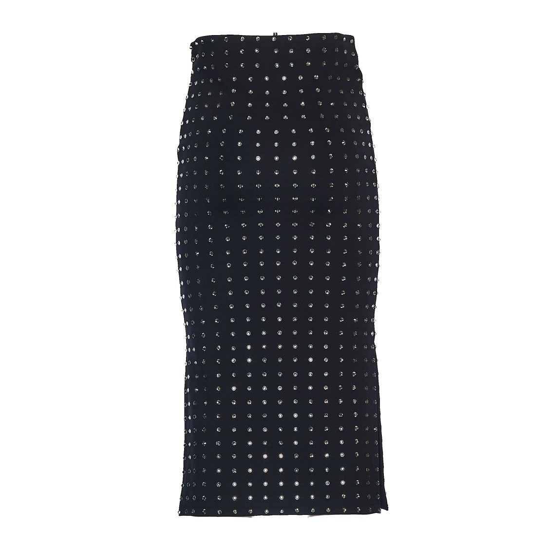 Sportmax Black Scuba Jersey Maxi Skirt