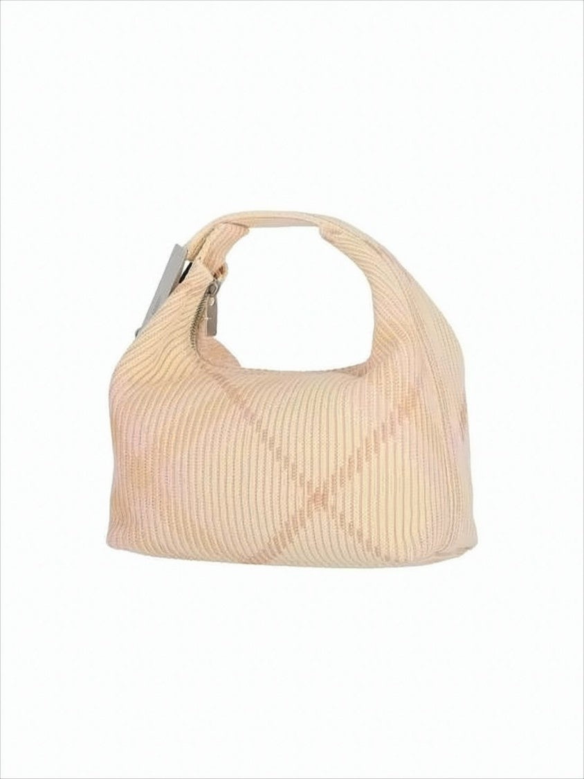 Burberry Ribbed Nylon Shoulder Bag