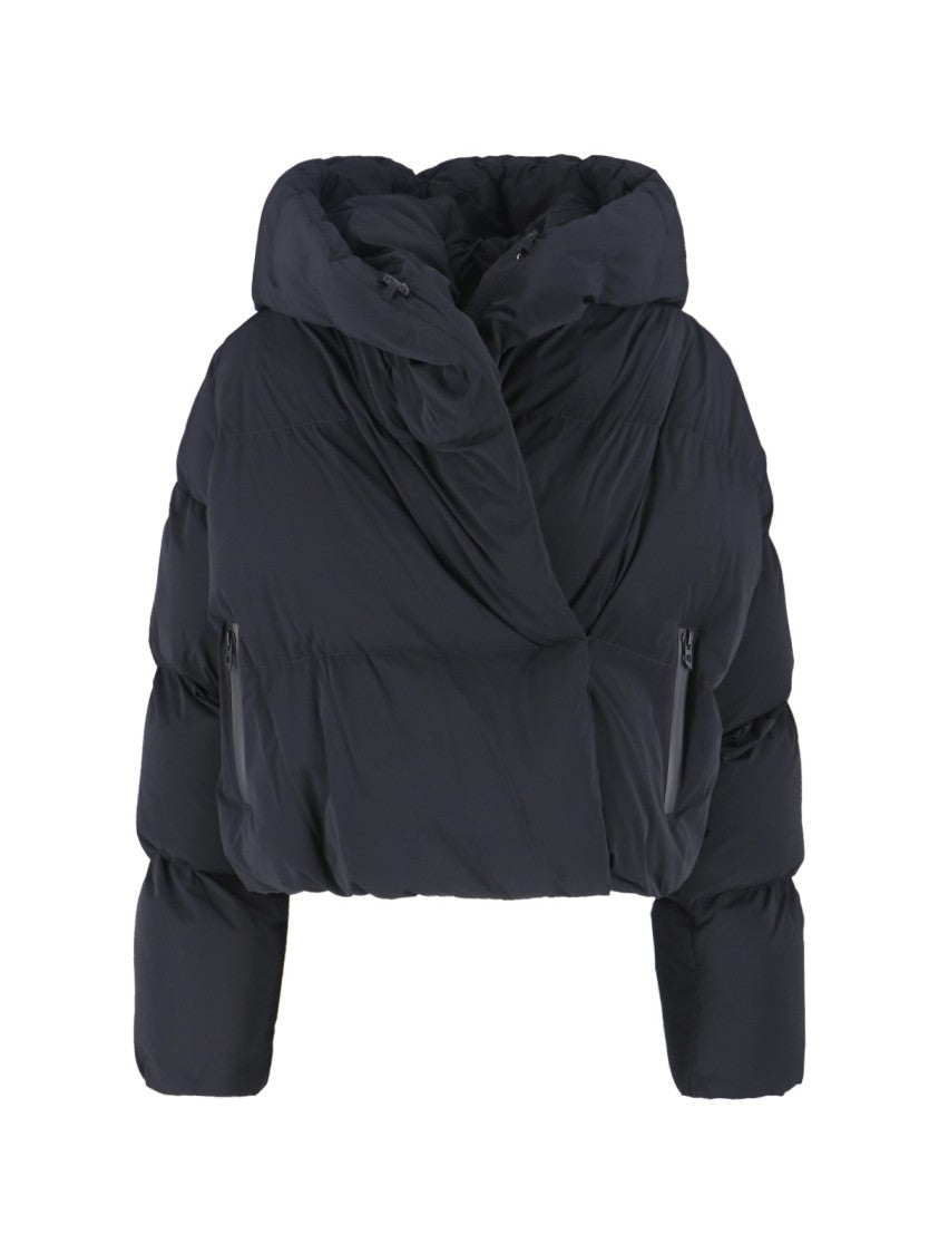 Diesel Cropped Down Jacket – Black