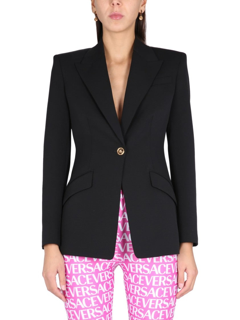 Versace Single-Breasted Jacket