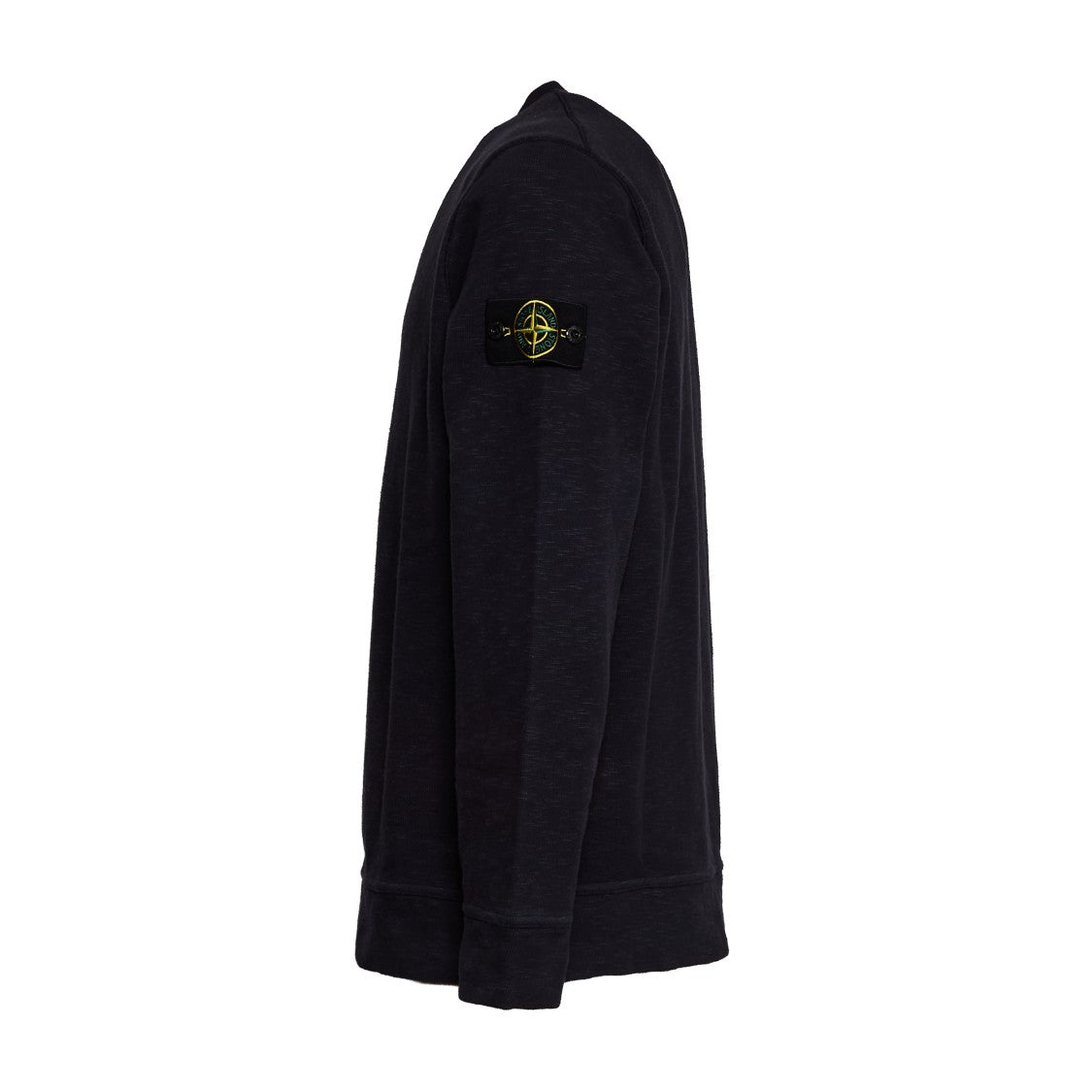 Stone Island Crew Neck Sweatshirt With Signature Patch
