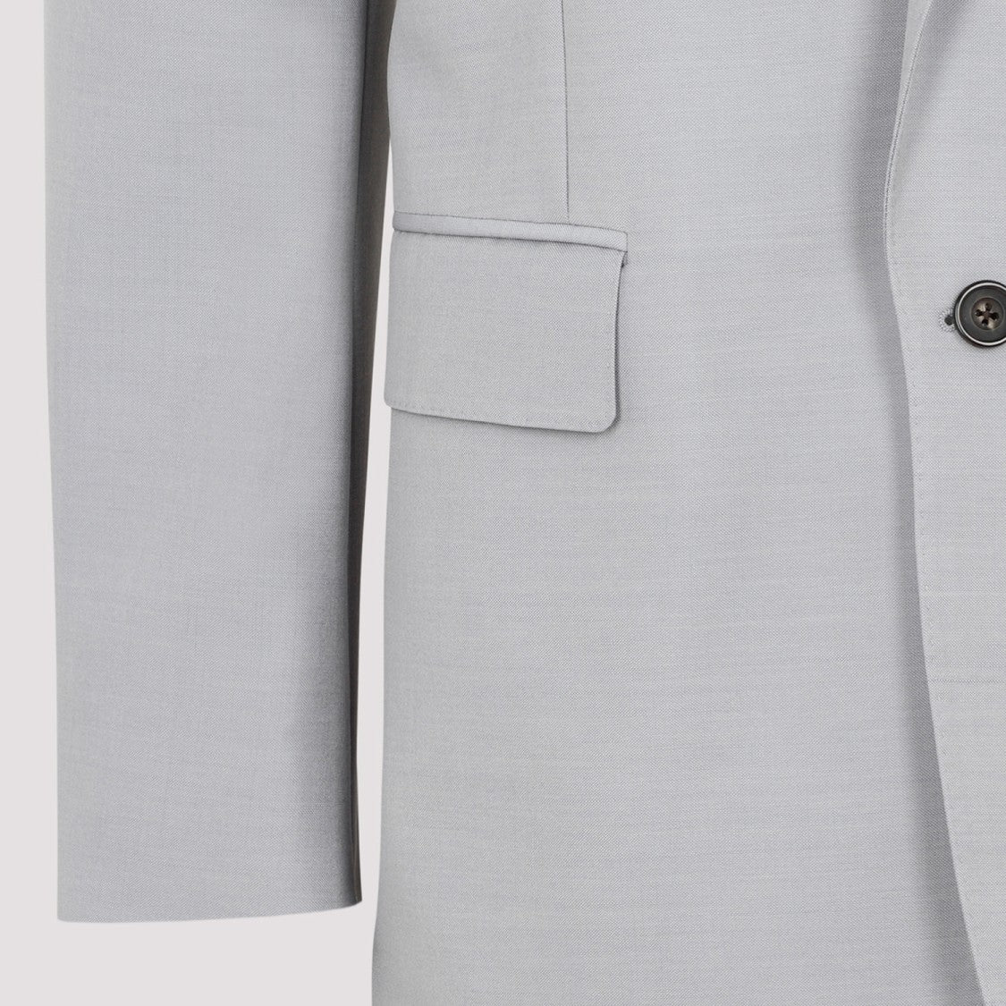 Alexander Mcqueen Grey Wool And Mohair Jacket