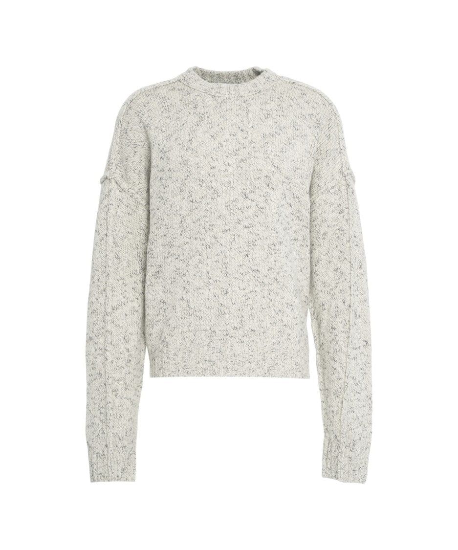 Won Hundred Melange Knit 'Bently' Sweater With Ribbed Finish