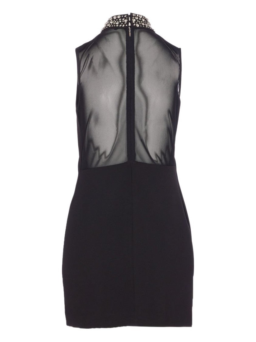 Liu Jo Mini Dress With Rhinestone Embellishments
