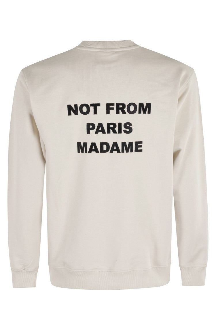 Drôle De Monsieur Slogan Sweatshirt