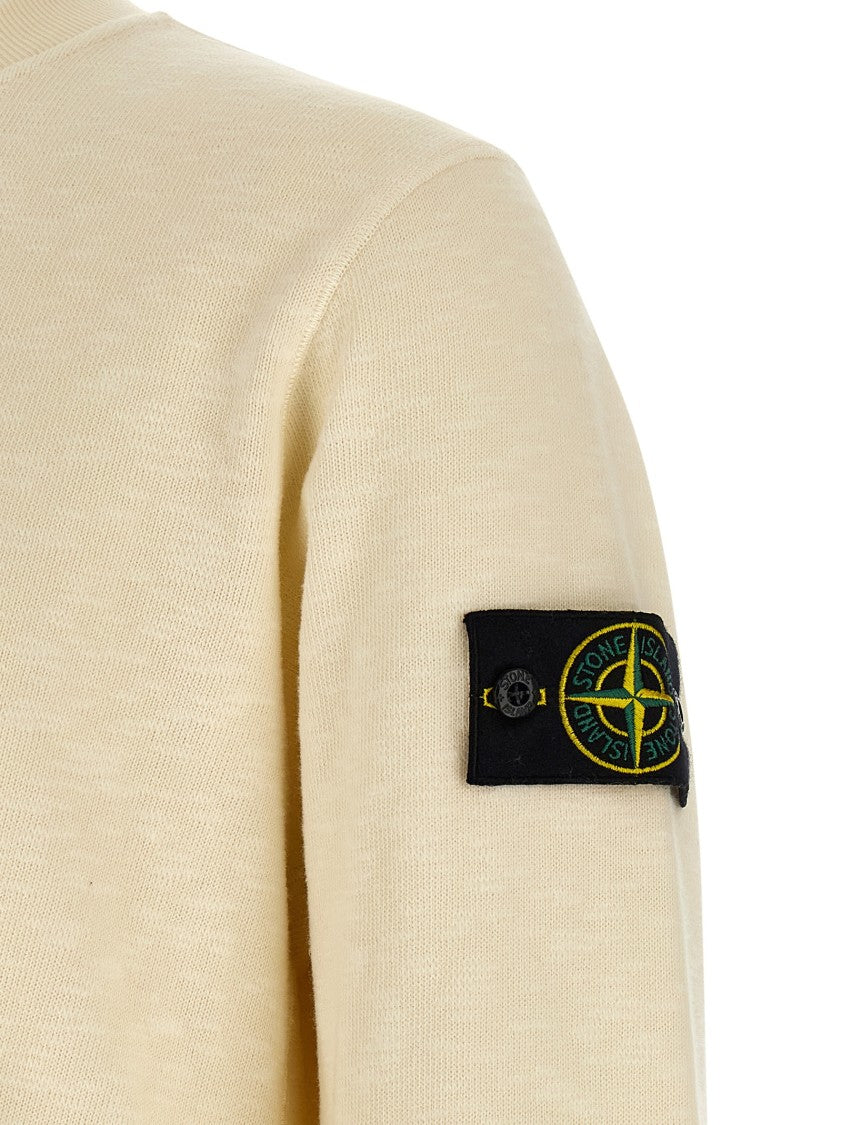 Stone Island Logo Badge Sweatshirt