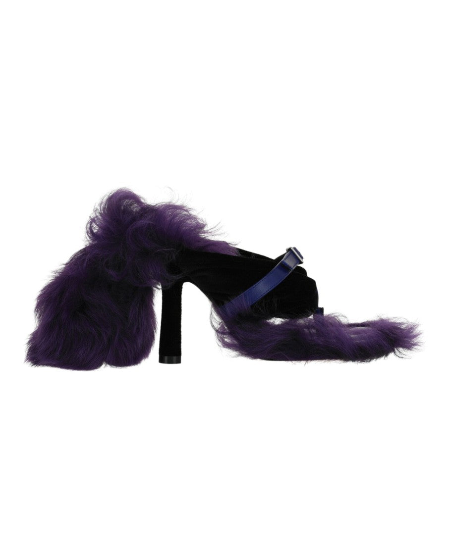 Burberry Step Post Heel Sandals
