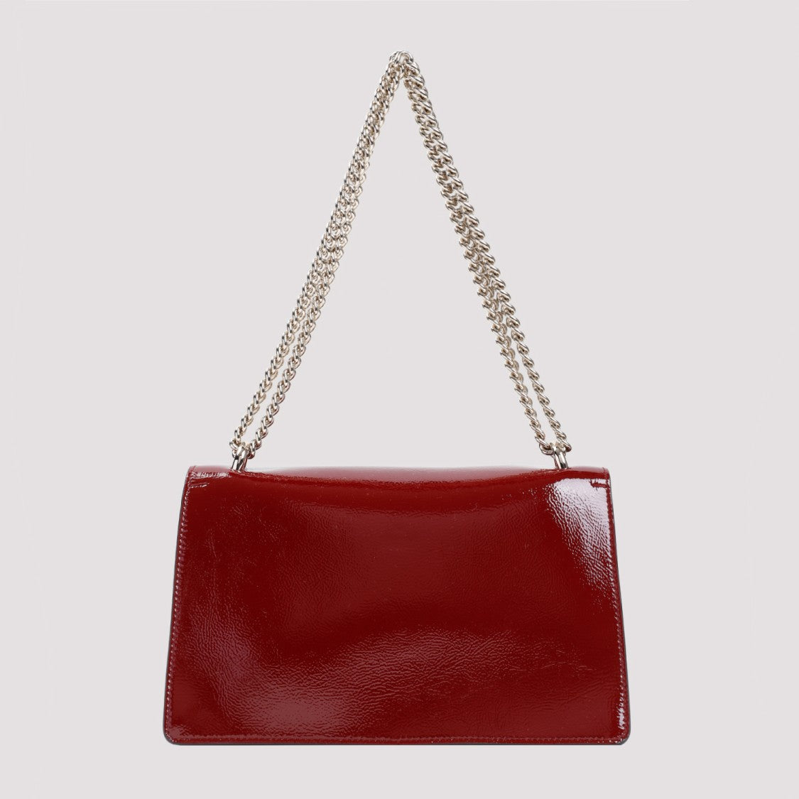 Gucci Gucci Dionysus Shoulder Bag In Glossy Red Leather