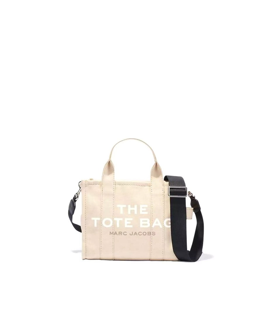 Marc Jacobs Textured Cotton Canvas Small Tote Bag With Adjustable Strap