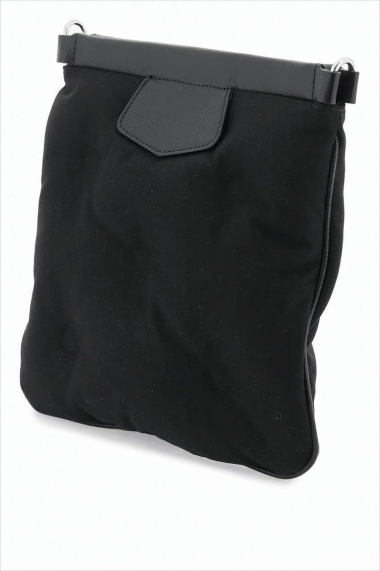 Maison Margiela Smooth Polyamide Shoulder Bag With Minimalist Design