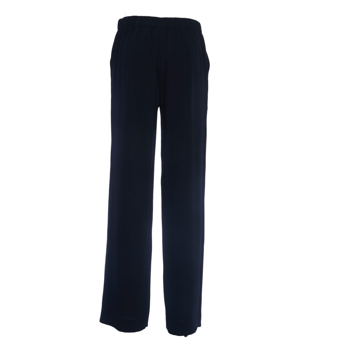 Parosh Flowing Palazzo Pants With Elastic Waistband